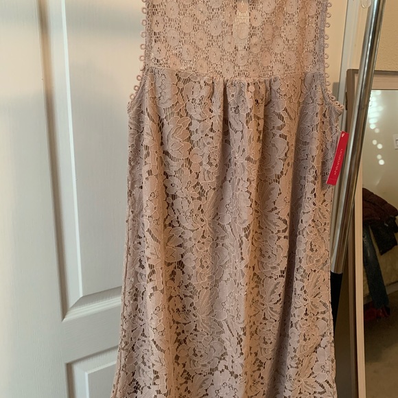 Mockneck Blush Dress - Picture 4 of 4